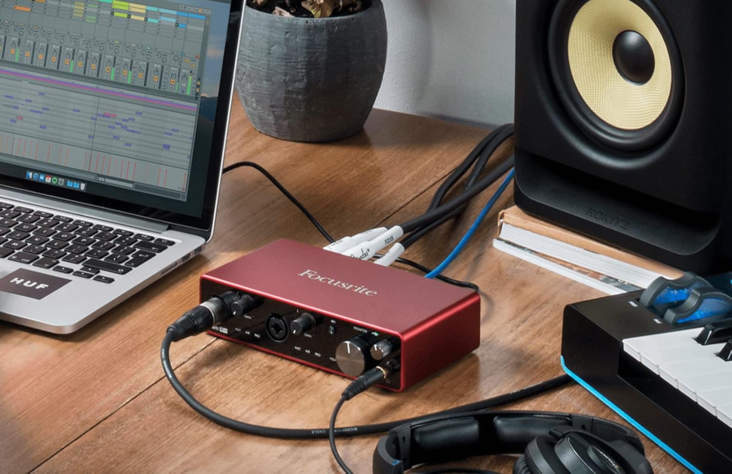 Focusrite Scarlett 4i4 3rd Gen USB Audio Interface for Recording, Songwriting, & Streaming — High-Fidelity, Studio Quality Recording, with Transparent Playback