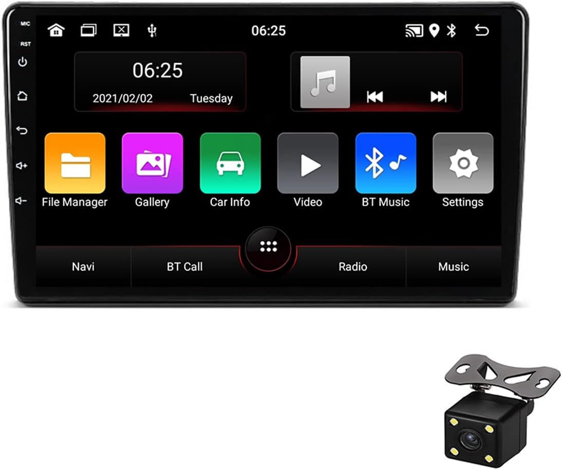 Double Din Car Stereo with Bluetooth and Backup Camera 9 Inch Touchscreen Car Radio FM Receiver for Citroen Berlingo 2008-2019 Support Carplay/DSP/4G/GPS/SWC/USB