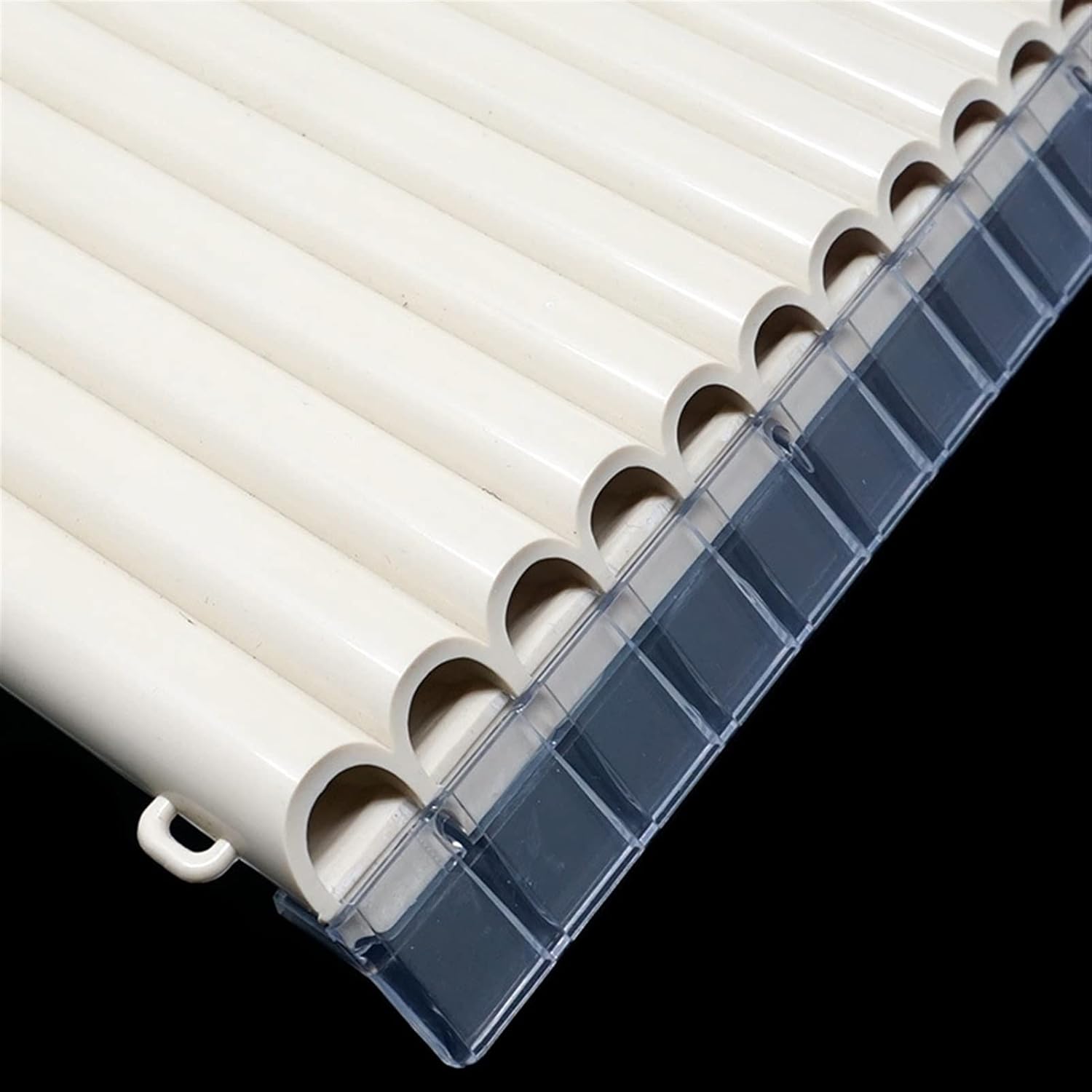 PanPipes Woodwind Instrument 16-Pipe Pan Flute is Suitable for Beginners and Adults to Play Musical Instruments (Color : White)