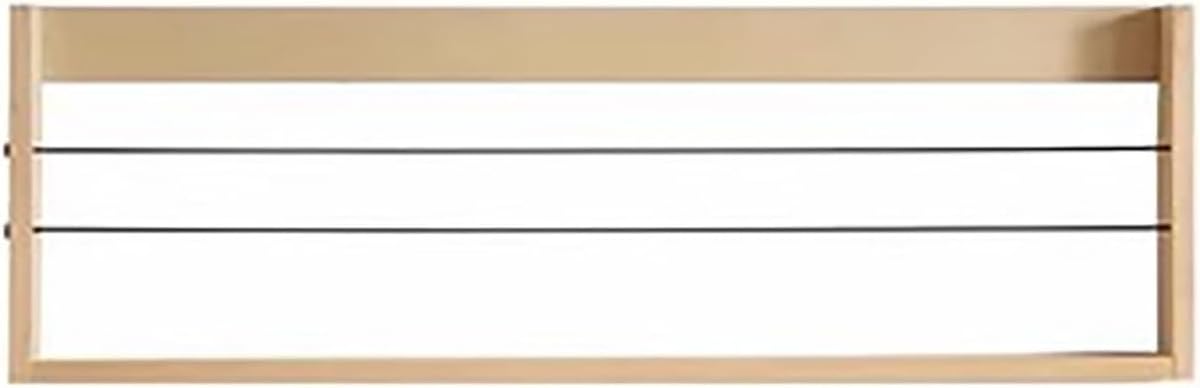 Wall Decorative Bookshelf,Floating Wall Bookshelf,Premium Wood Floating Nursery Kids Bookshelf Wall Ledge Shelf for Kids & Aldult (Color : Light Brown 2, Size : 93x8x30cm/36.61x3.15x11.81in)