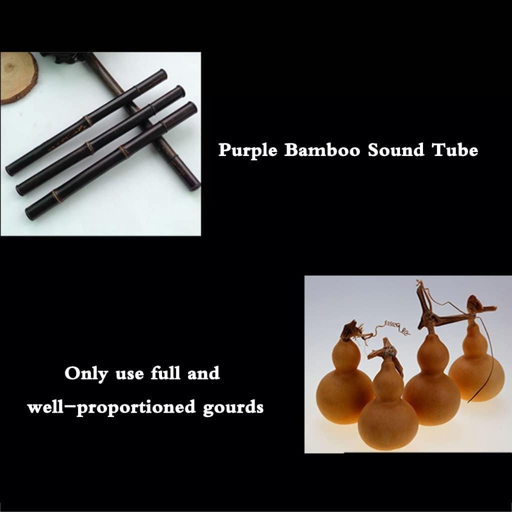 Woodwind Music Playing Gourd Flute Woodwind Instrument Playing The On Stage Children Develop Interest in Musical Instruments for Elders, People Who Love Music (Brown F)