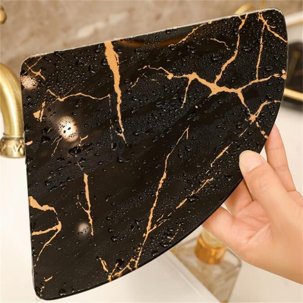 VIDI Triangular Shelf Corner Hand Sanitizer Tray Bathroom Countertop Toiletries Single-Layer Storage