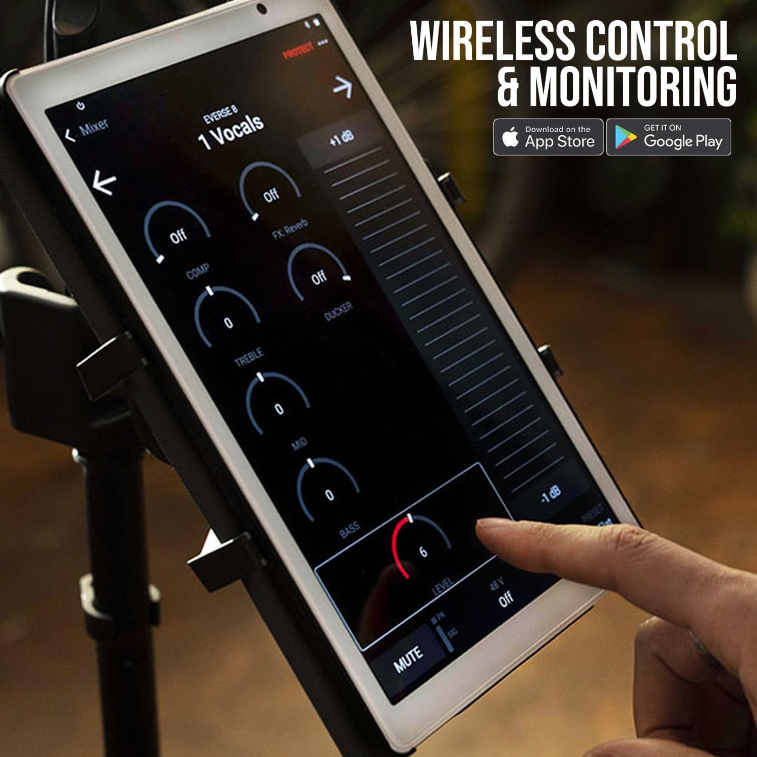 Electro-Voice EVERSE 8 8-Inch Compact 2-Way Battery Powered Loudspeaker (Black, 2-Pack) Bundle with Focus Pro Audio All-Aluminum Speaker Stand Pack and XLR Male to Female Microphone Cable (4 Items)