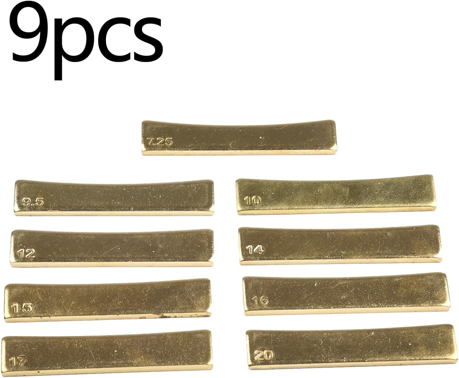 Fret Press Tool, Handheld Fret Press with Adjustable Thumbwheel Clamping Fret Installation Tool for Electric Acoustic Guitar Bass(Fret Press with 9 Radius Inserts)