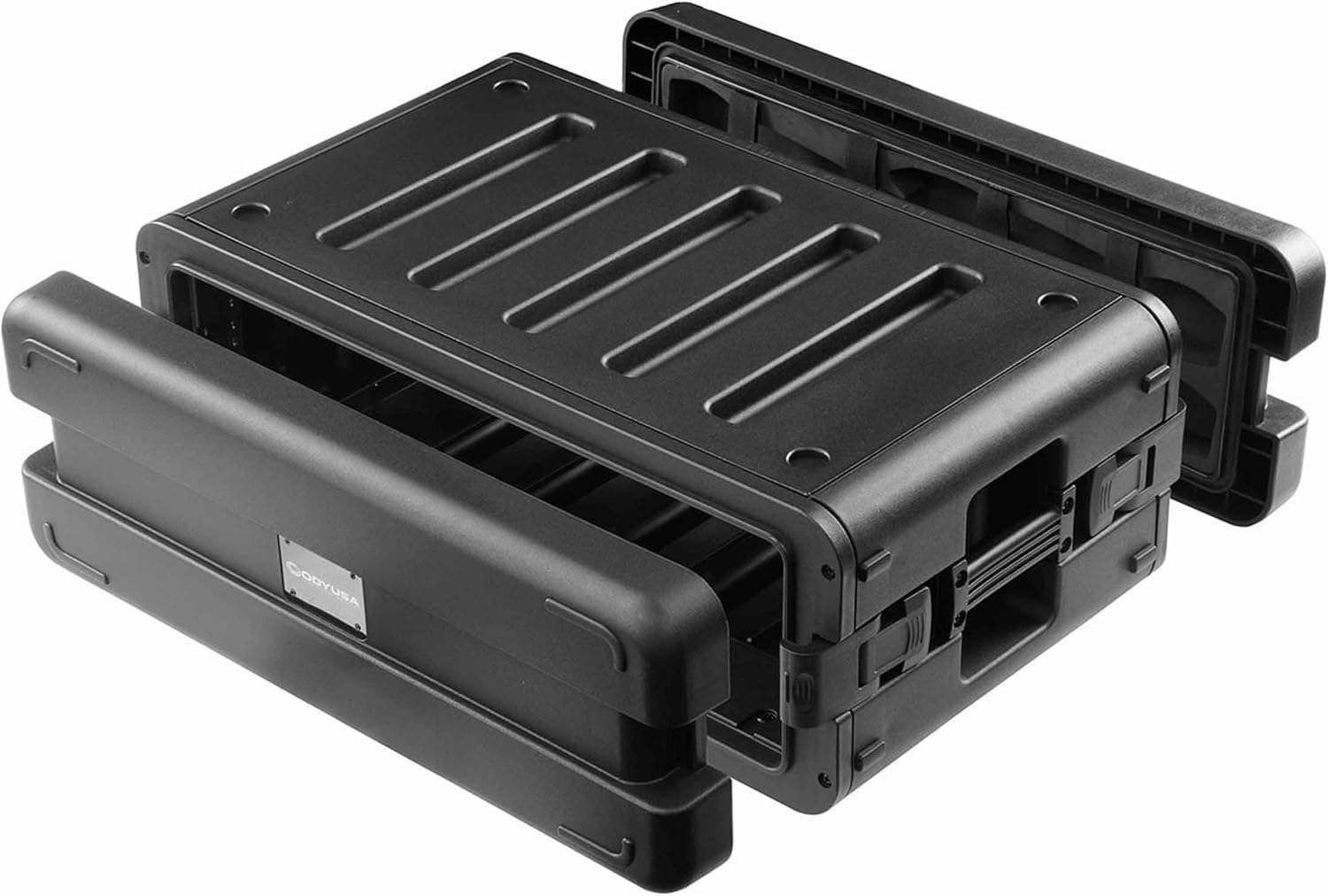 Odyssey Watertight 3U XS Rack Case with 4 Microphone Compartments
