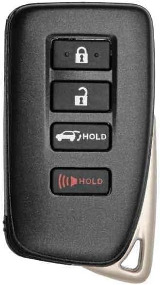 Replcament Smart Key Fob Compatible with Lexus LX570 2021-2021 FCC HYQ14FLB Part Number 89904-0E180 89904-48V80