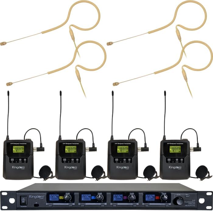 Kingdom SYSV56KX7 V5 Professional 1000-Channel UHF Wireless Mic System
