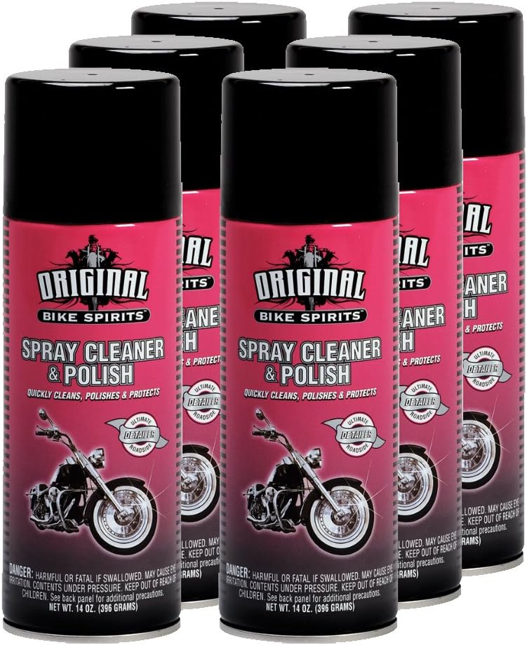 Original Bike Spirits Spray Cleaner & Polish 14 oz Can - 1039615 - Qty (6)
