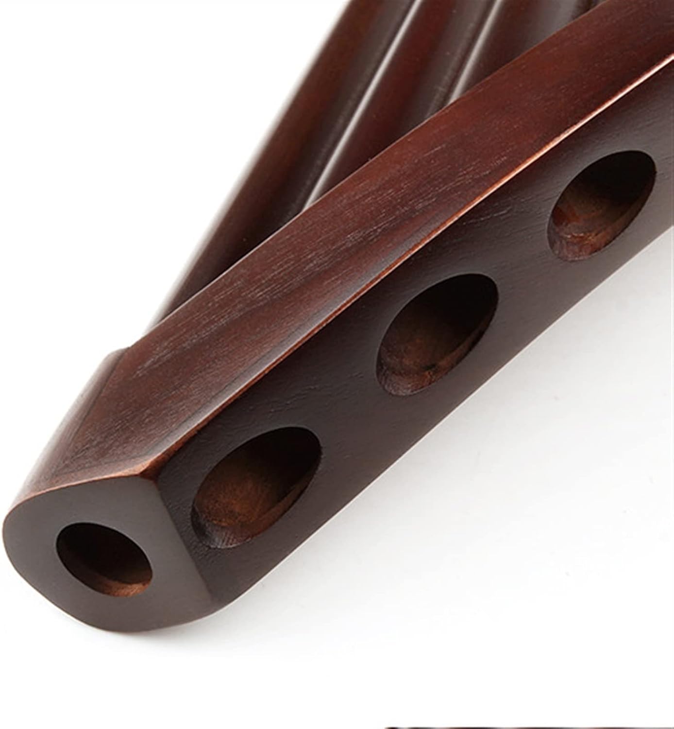 25 Pipes C Key Brown Pan Flute Traditional Woodwind Instrument Bamboo Handmade Pipe (Color : Right)