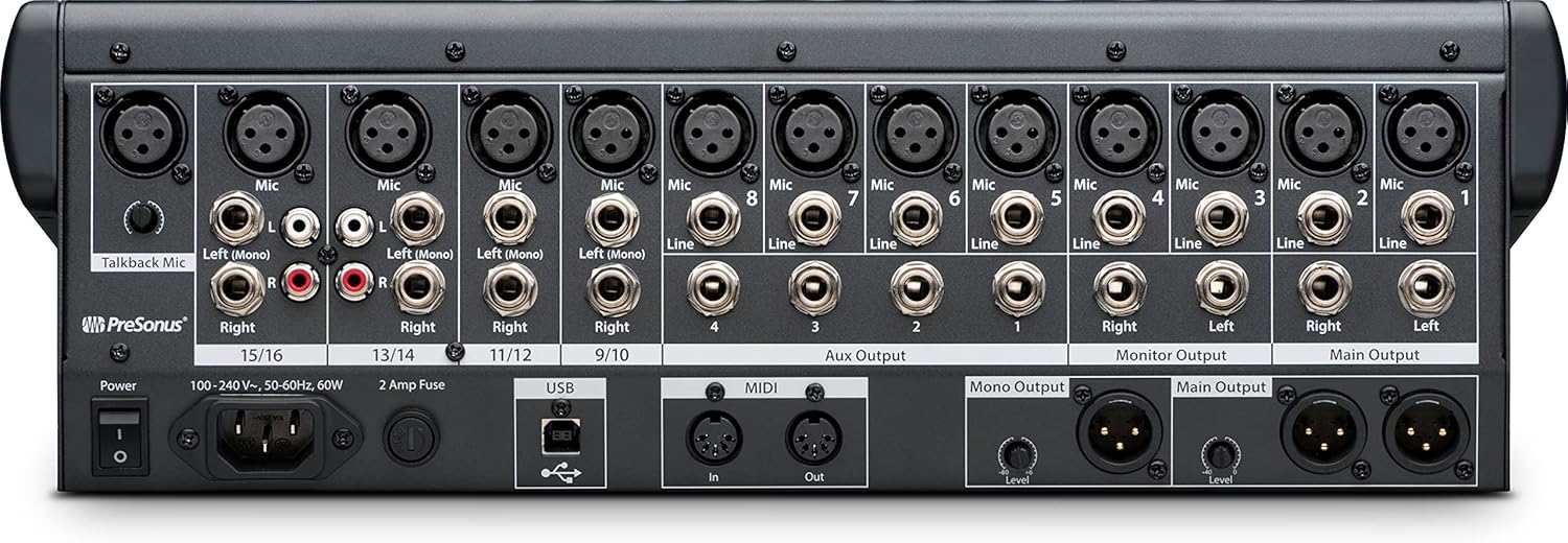 PreSonus StudioLive Classic 16.0.2 USB Digital Console Mixer with Studio One Pro Software