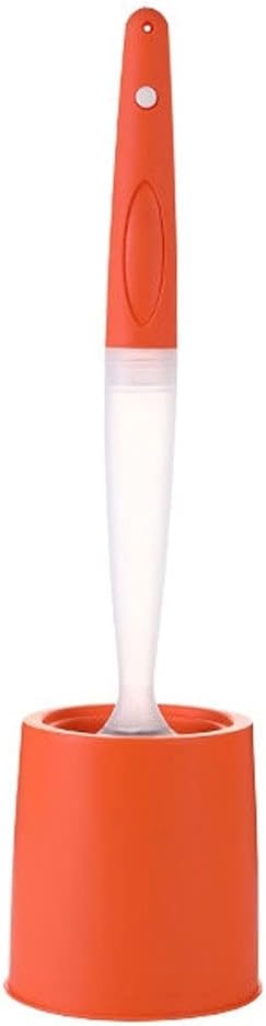 Toilet Brush and Holder Set Wall-Mounted Silicone Toilet Brush with Base Bracket Toilet Brush Multifunctional Toilet Brush Household Bathroom Toilet Brush Cleaning Kit Toilet Bowl Brush