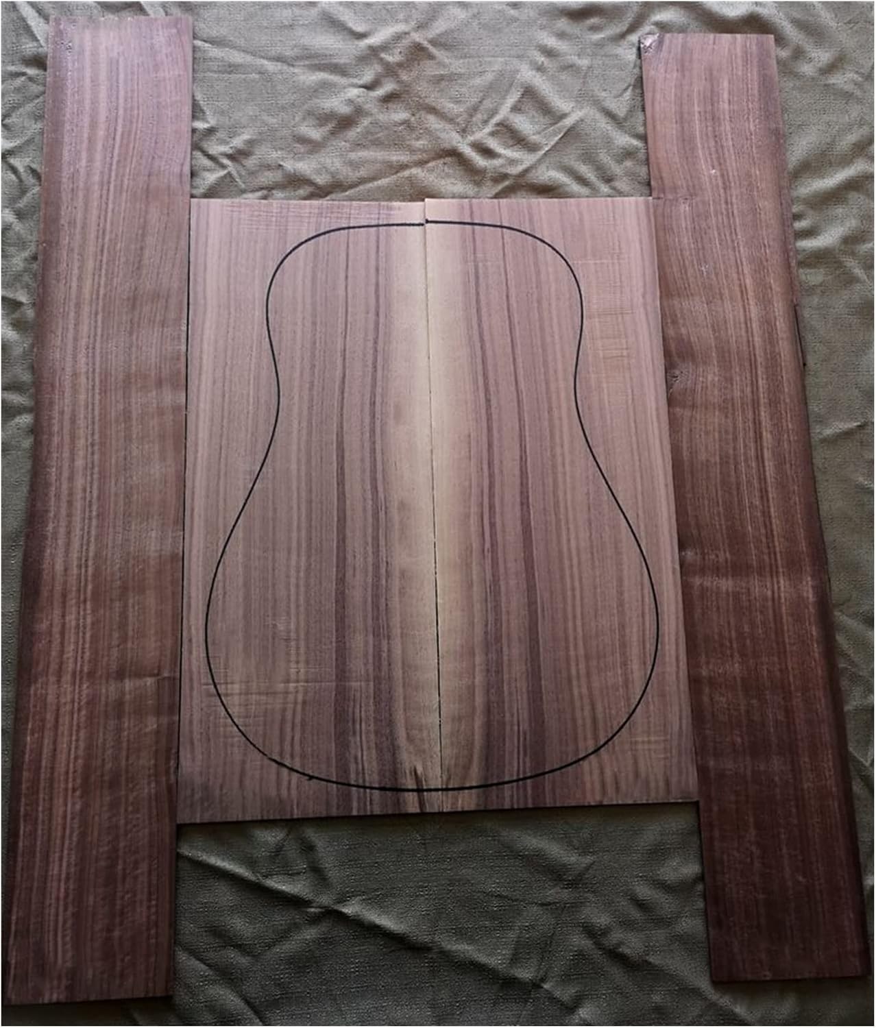 1 Set Guitar Back and Side Kit 41inch Guitar Panel Guitarra Making Material DIY Guitar Kit (Color : 23)