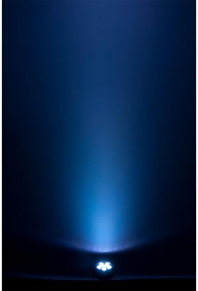 Low-profile LED PAR with 6-in-1 LED technology (RGBAW+UV) compatible with ILS