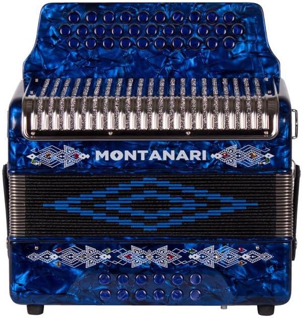 Montanari 3112 G Acordeon SOL Azul Accordion GCF