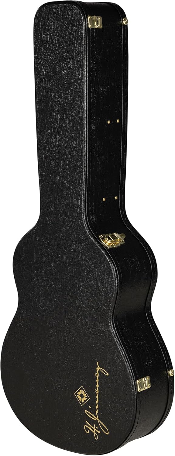 H. Jimenez Glossy Turquoise Sparkle Painted Top Bajo Quinto Cutaway Electric With Hard Wood Case (LBQ1GXE-CN)