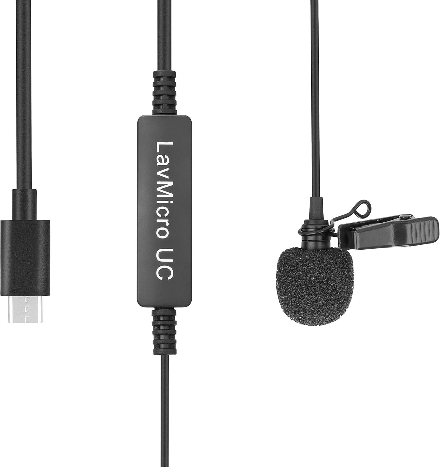Saramonic LavMicro-UC Lavalier mic for USB Type-C Devices with Signal Converter