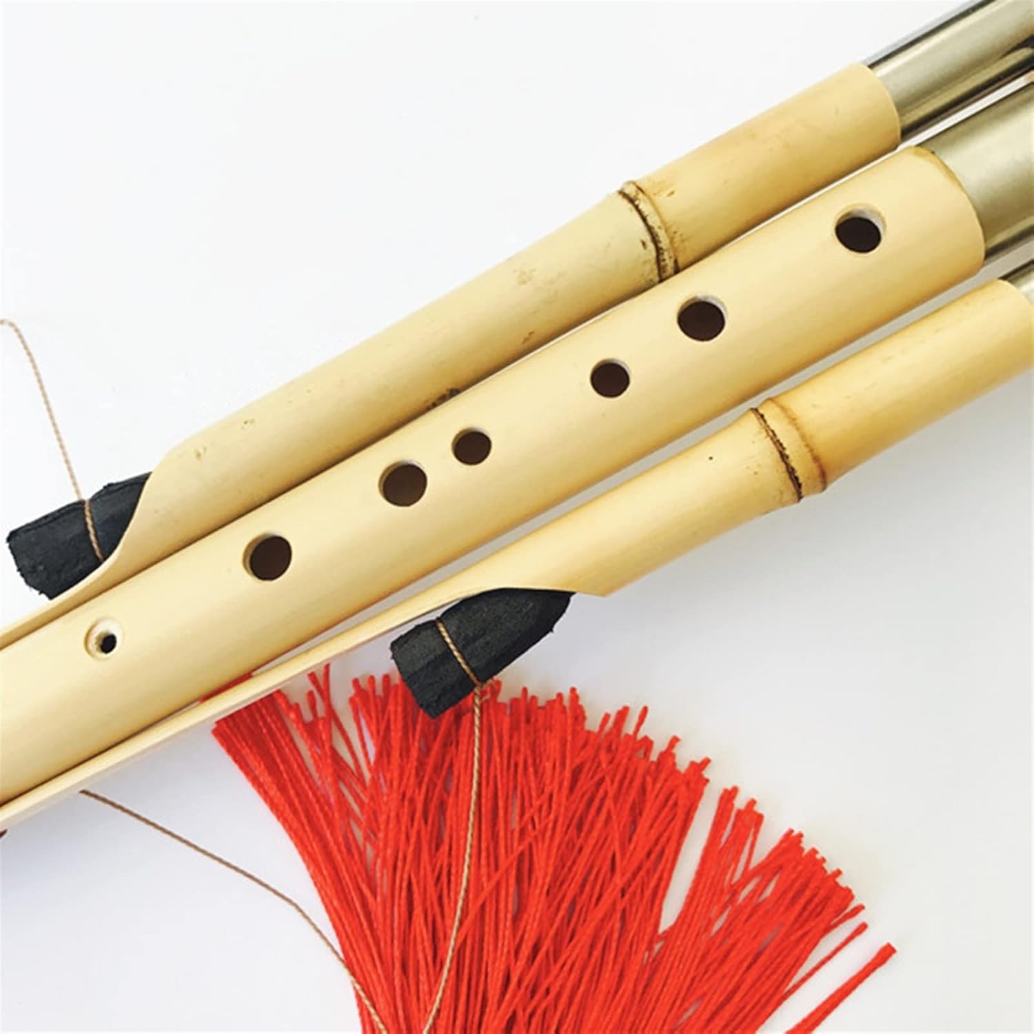 FLFL Hulusi Handmade Hulusi Cucurbit Flute 7&9 Holes Musical Instrument Key of BB/C/F/G with Case (Color : BB Tone)