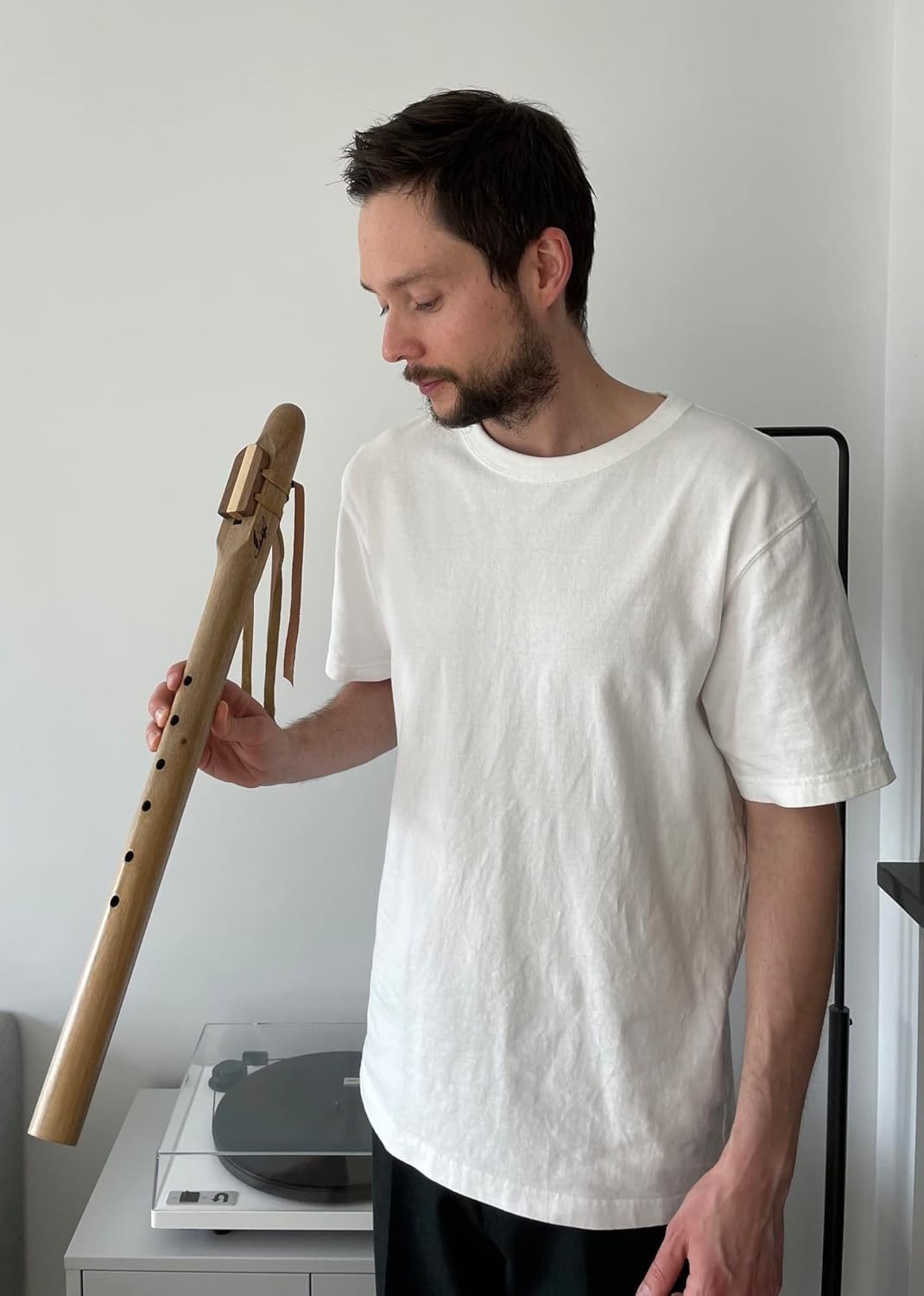 432 Hz Handmade Walnut Bass Flute - Sacral Chakra Note Low D