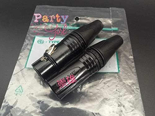 Davitu Electrical Equipments Supplies - 60PCS/lot FOR NEUTRIK connector 30PCS NC3MXX & 30PCS NC3FXX Male & femelle3PIN XLR Connecteur - (Color: Ivory)