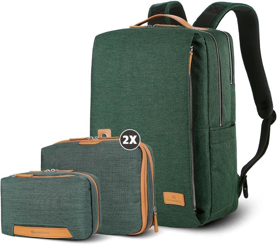 Nordace Siena Starter Set (Dark Green) - Unisex Adults Travel Kit - Dark Green - M/L