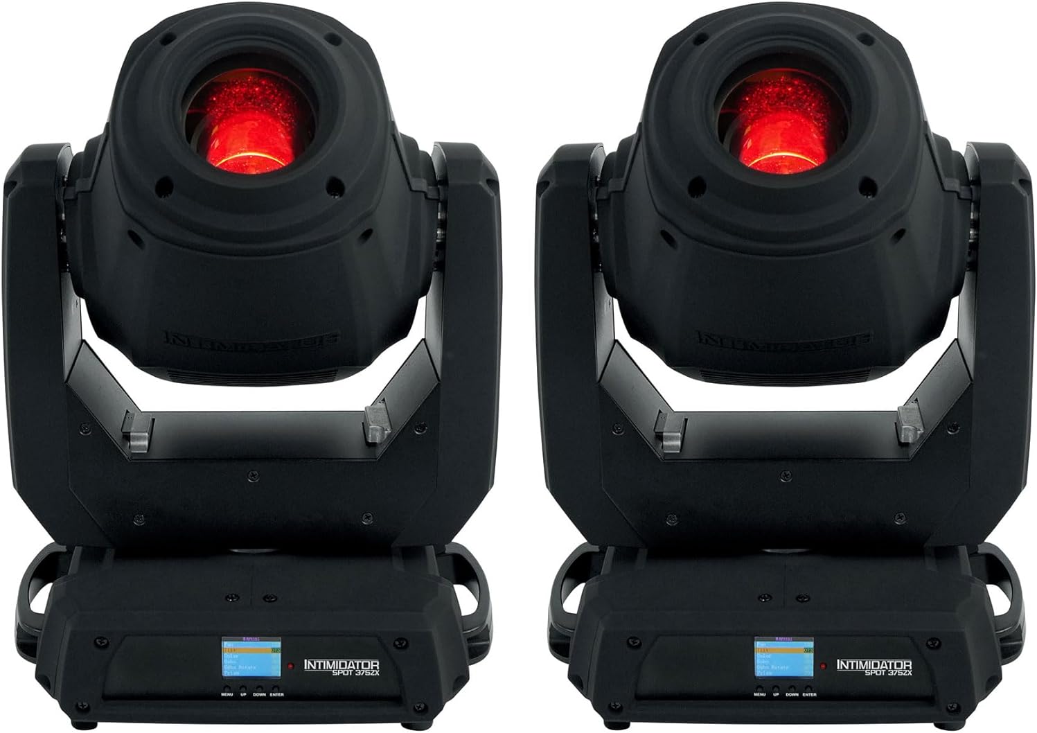 Audiosavings Bundle: (2) Chauvet DJ Intimidator Spot 375ZX 200w Compact LED DMX Moving Head Light 375Z X