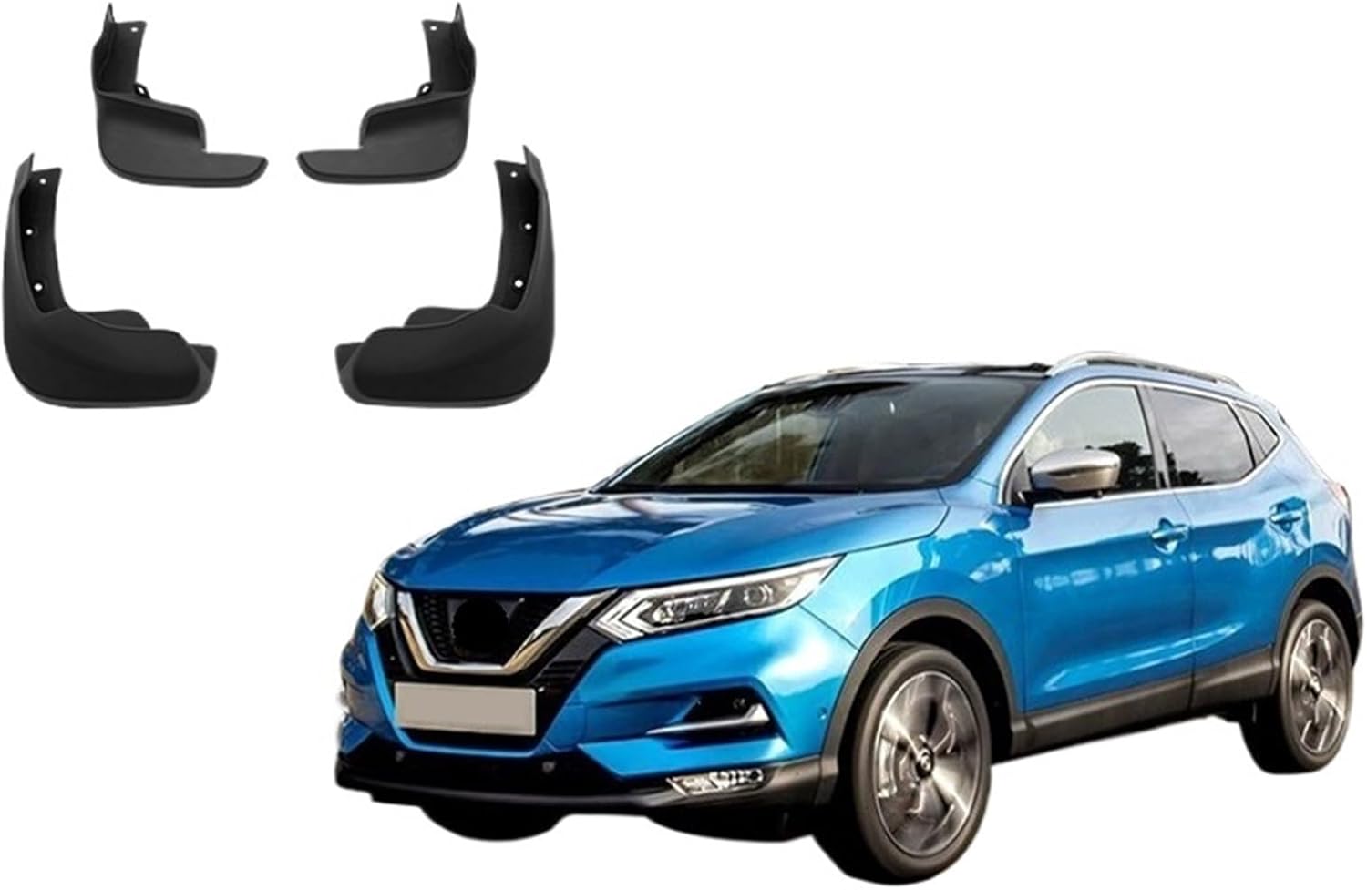 Compatible with Nissan Qashqai J11 Defensa 2014-2021 2015 2016 2017 Car Mudflaps Mud Flaps Splash Guards Mudguards Flap Fender Accessories