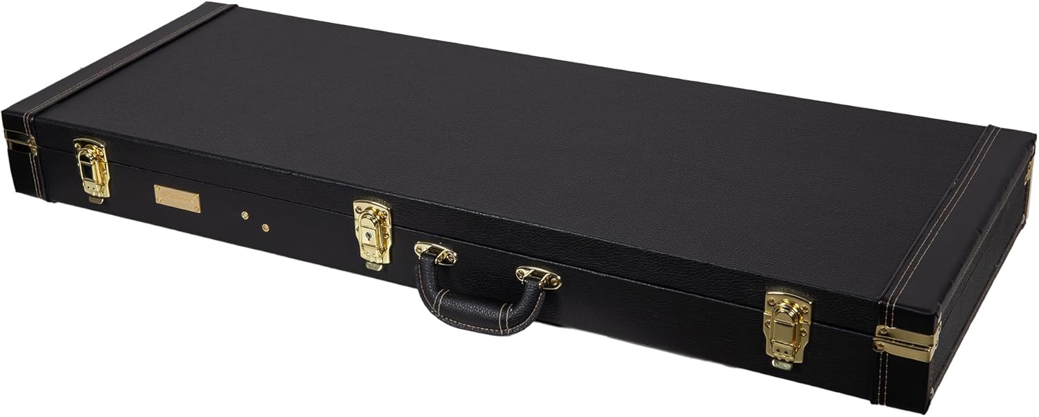 Crossrock PRS SE Hollowbody Electric Guitar Case, Rectangular, Black (CRW620PRSHBBK-R)