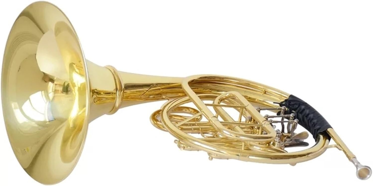 Brass French Horn B Flat Horn Four-key B Flat Split French Horn Horn Wind Instrument Band