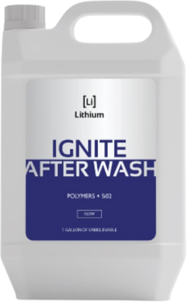 Lithium Auto Elixirs Ignite After Wash - Waterless Car Wash Exterior Care Products, Streak-Free Si02 paint and Glass protectant with Hydrophobic Ceramic Ingredients - Conditions and Shines Surfaces