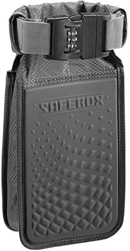 Lewis N. Clark Safebox Portable Safe with Anti Theft Combination Lock and Slash Resistant Material to Protect Wallet, iPhone and Valuables at the Beach, Pool, Camping + Hotel, Small (Pack of 12)