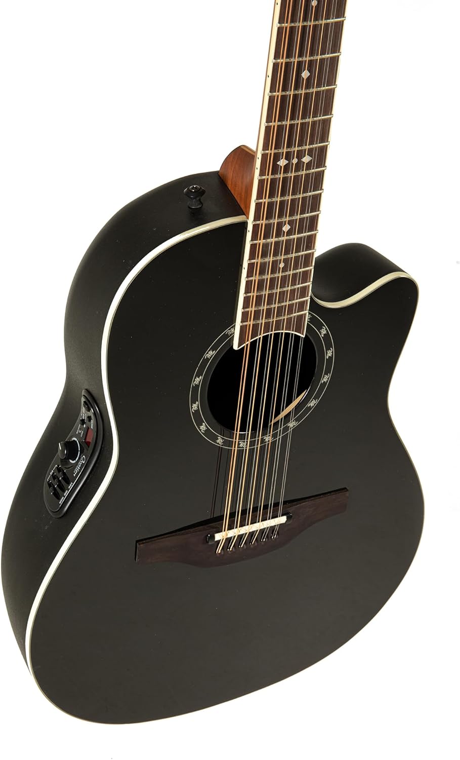 Ovation Pro Series Standard Balladeer 2751AX-5 12-String A/E Guitar - Black