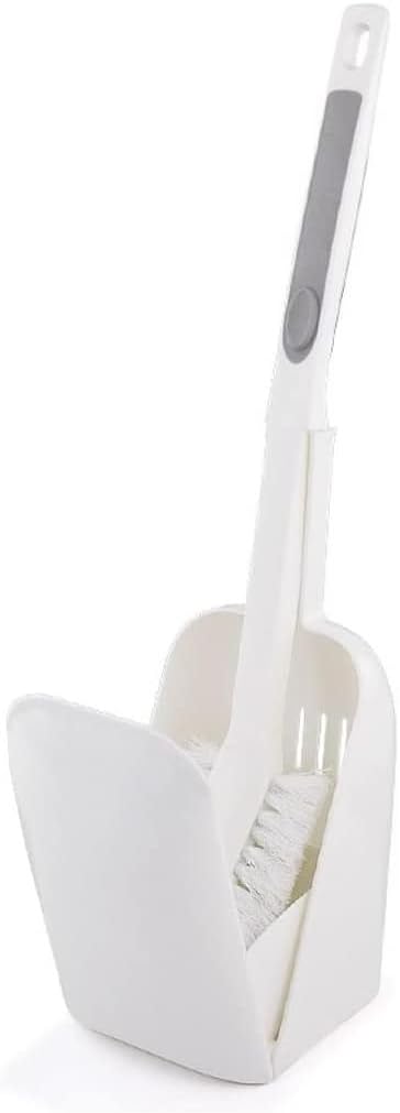 Toilet Brush Toilet Brush Toilet Brush and Holder, Toilet Brush with Long Handle and Flexible Bristles, Toilet Bowl Cleaner Toilet Brush and Holder