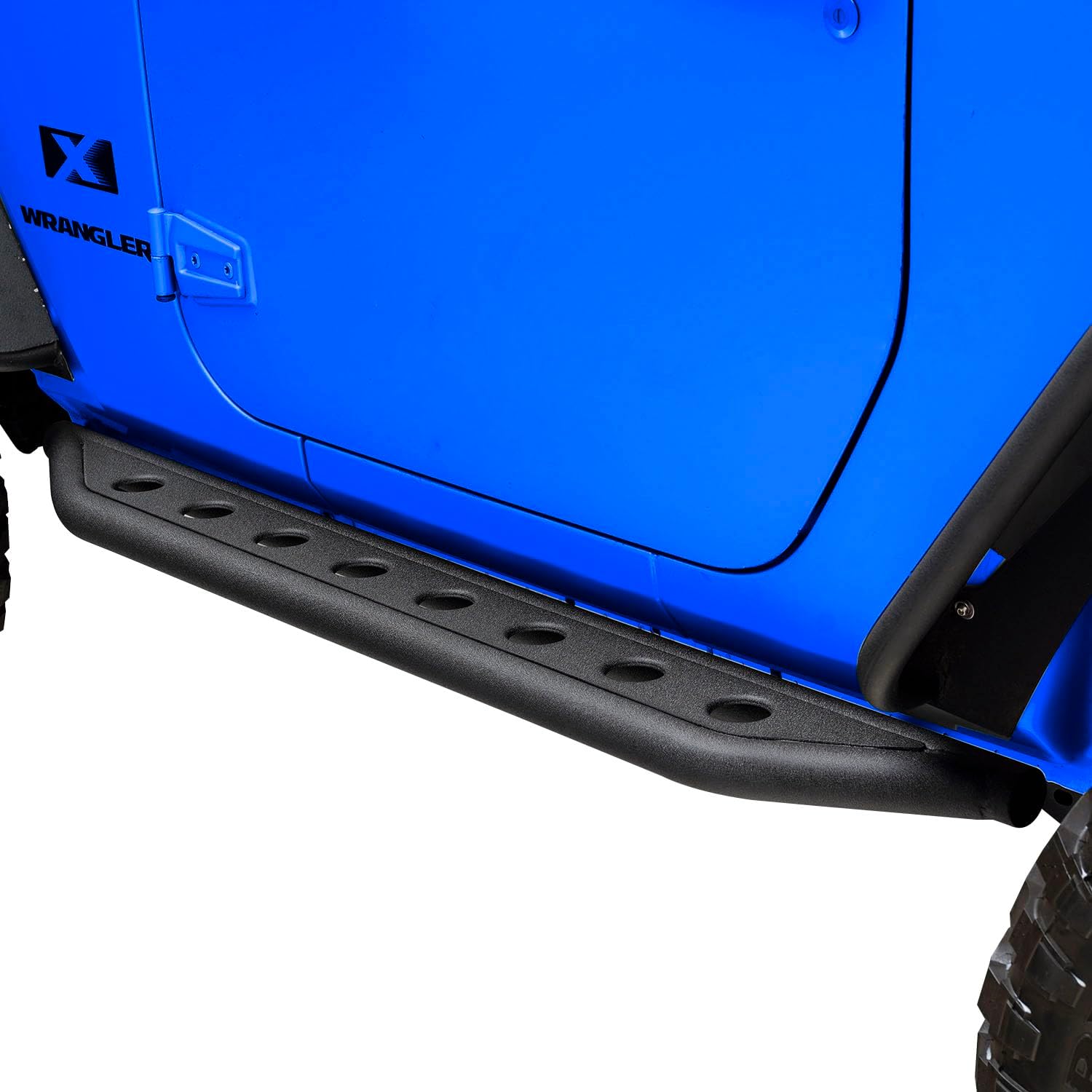 EAG Rock Slider Armor Bar Side Step Rail Nerf Bar Running Boards Rock Crawler Fit for 2007-2018 Wrangler JK 2 Door