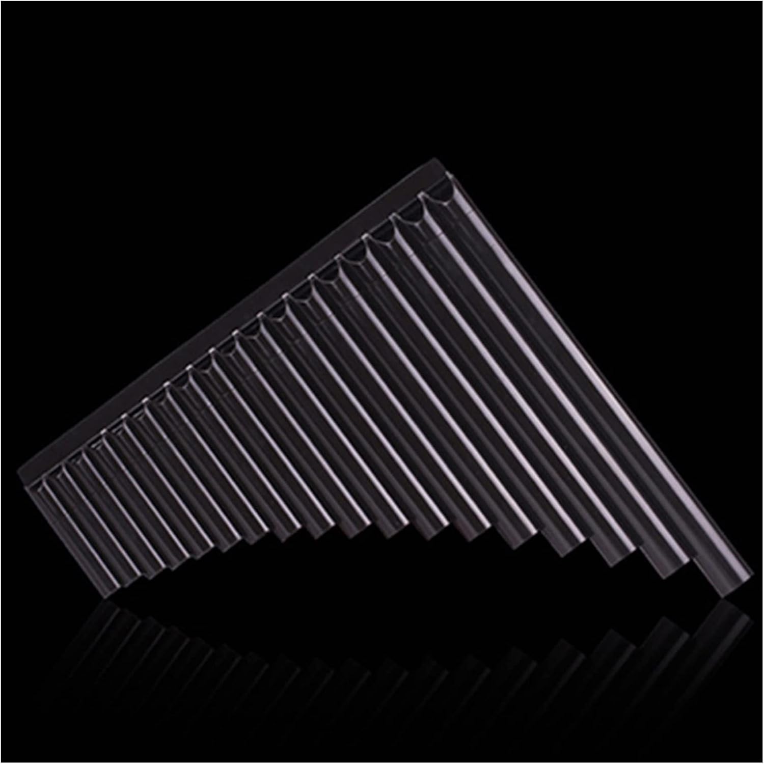 18 Pipes Pan Flute Pan Pipe G Key ABS Plastic Traditional Woodwind Musical Instrument (Color : Deep-G)