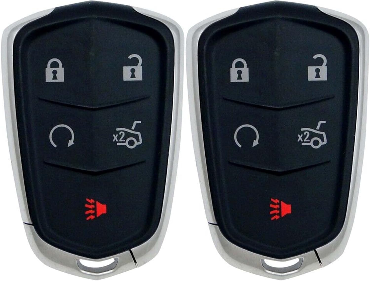 2X New Replacement Key Fob Compatible with & Fit for Select Cadillac Vehicles *Check FITMENTS* 315 MHz