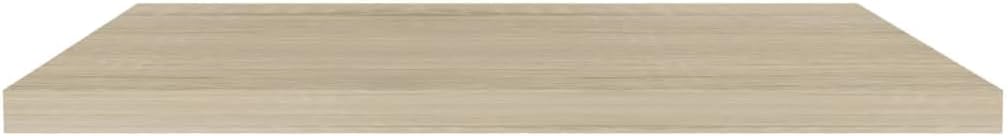 Floating Shelves,Wall Storage Shelves,Wall Mounted Shelf Organizer Unit Display Shelf,Invisible Mounting System,Awards,Book,Collectibles,Ornaments,4 pcs Oak 35.4