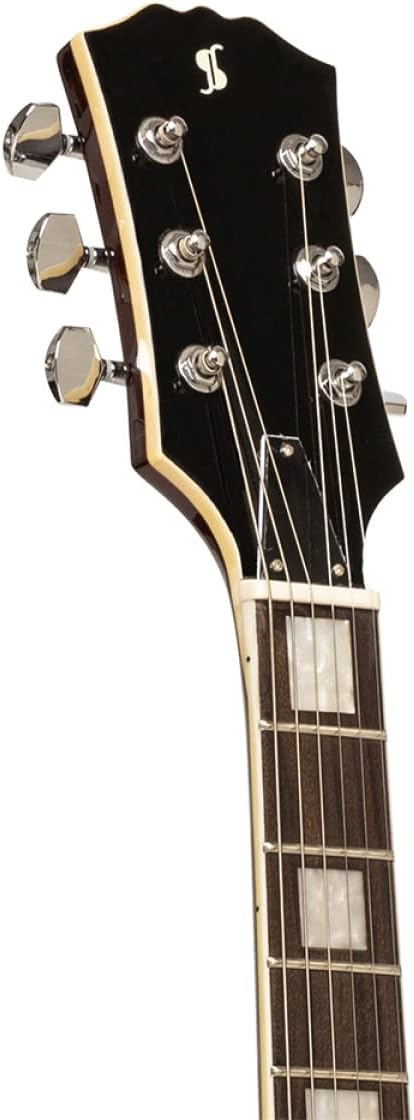 Stagg 6 String Solid-Body Electric Guitar, Right, Violin Sunburst (SEL-STD VSB)