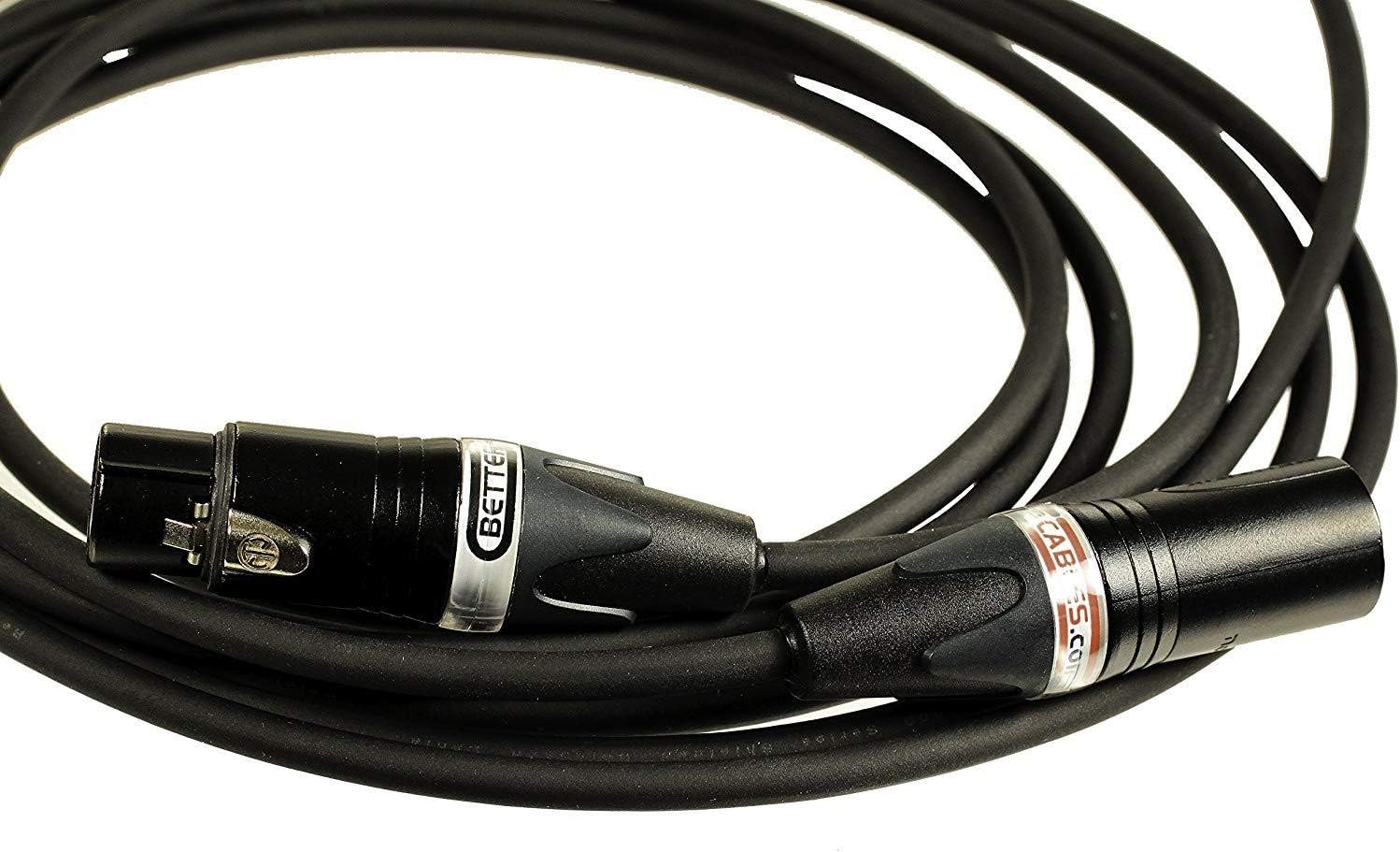 Silver Serpent Stage and Studio Reference Microphone Cable - High-End, High-Performance, Silver/Copper Hybrid, Low-Capacitance, Professional Mic Cable - 3 Feet