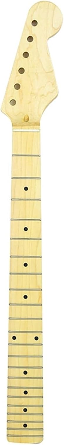 Replacement Guitar Neck Electric Guitar Neck For ST-type Electric Guitar Neck With Original Color Matte Canadian Maple Neck(Original color)