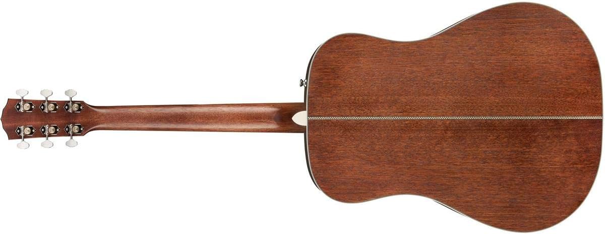 Fender Paramount PM-1 NE Standard Dreadnought Acoustic Guitar with Case - All Mahogany (970310322)