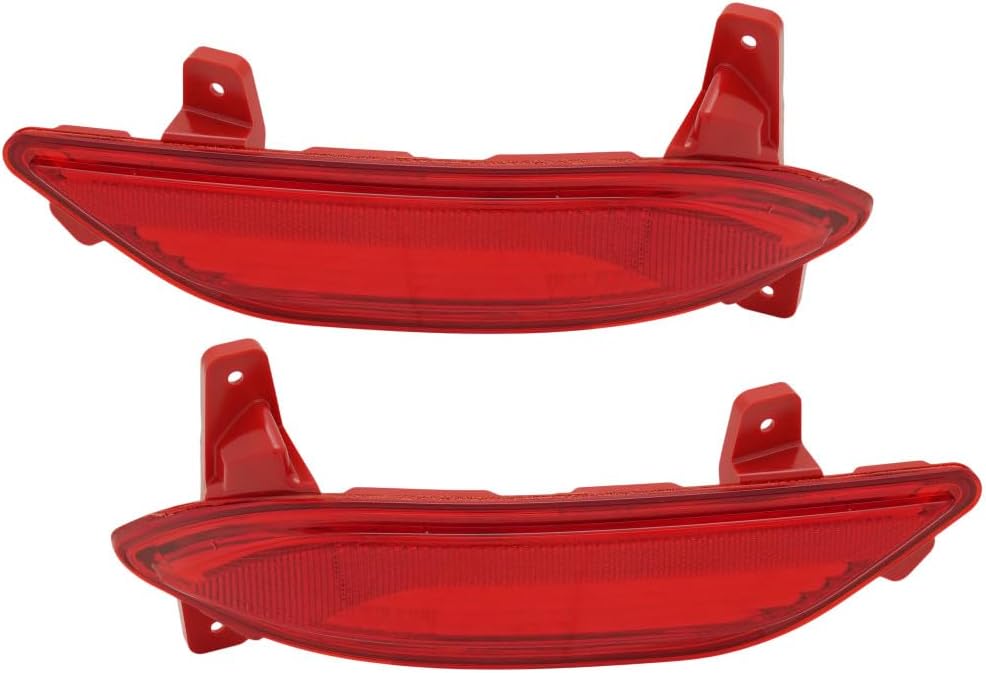 KarParts360 For Buick Encore 2017-2022 Bumper Reflector Driver and Passenger Side | Pair | Rear | CAPA Certified | Replacement For GM2830104, GM2831104 | 42503030, 42503029