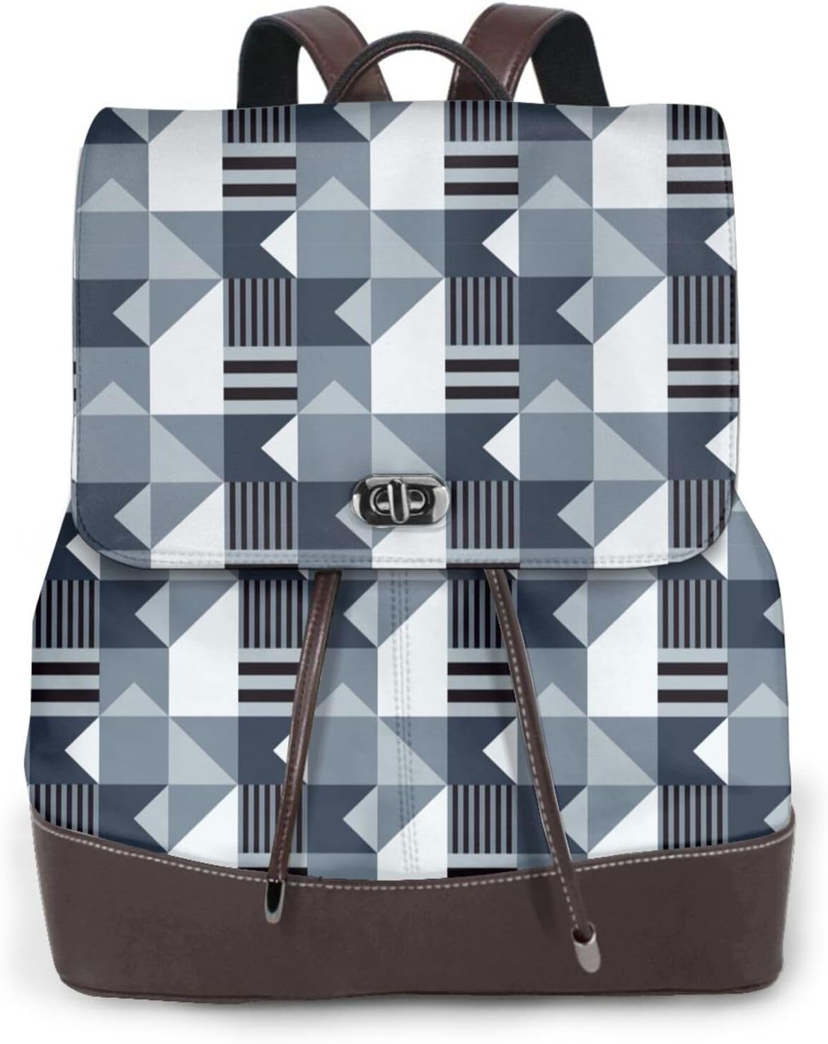 Country Flags Abstract for Womens Backpack Purse Microfiber PU Anti-theft Large Fashion Designer Travel Bag Ladies Shoulder Bags