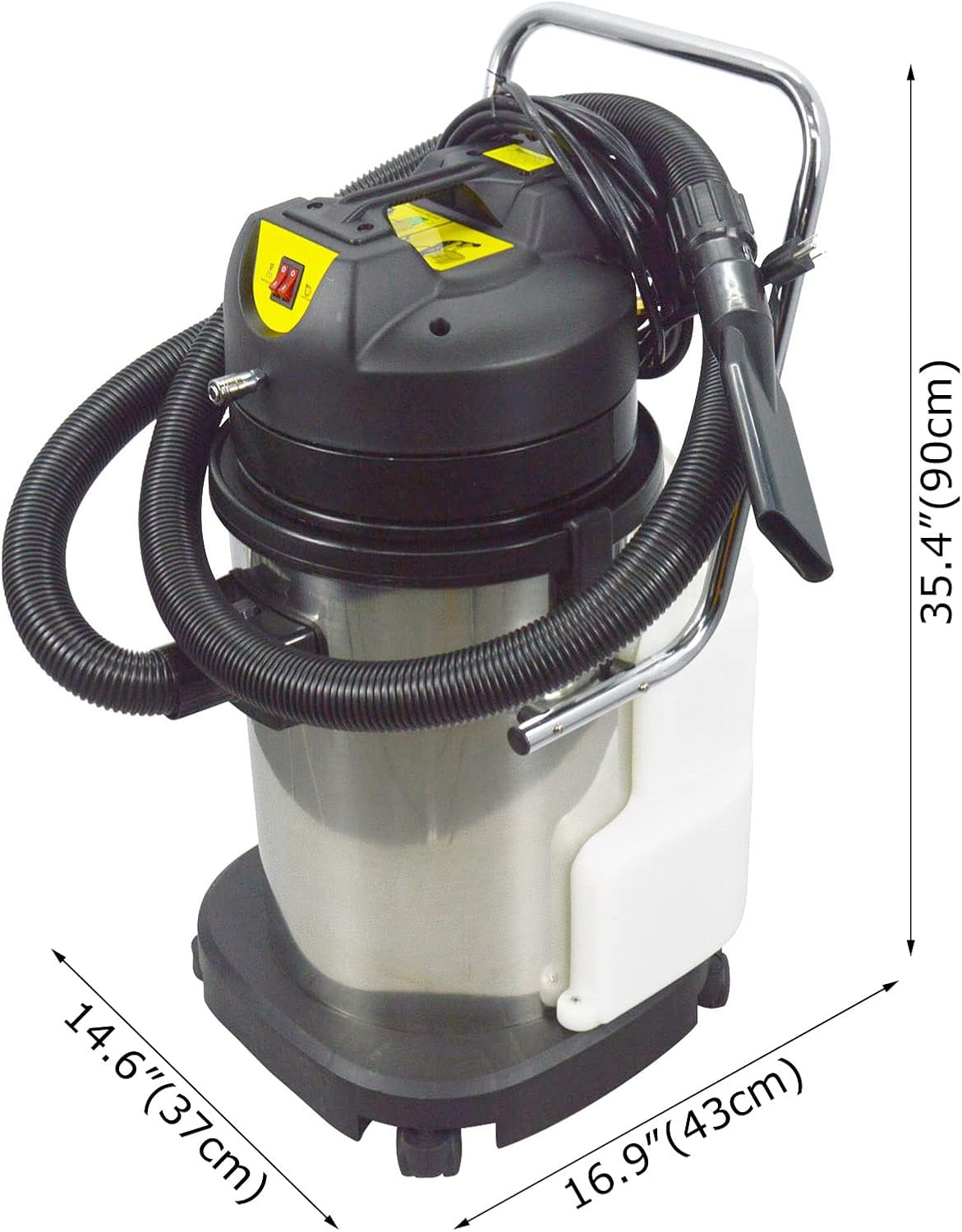 40L Wet & Dry Vacuum Cleaner Carpet Cleaner 3IN1 Commercial Multifunction 1000W Carpet Floor Extractor 110V