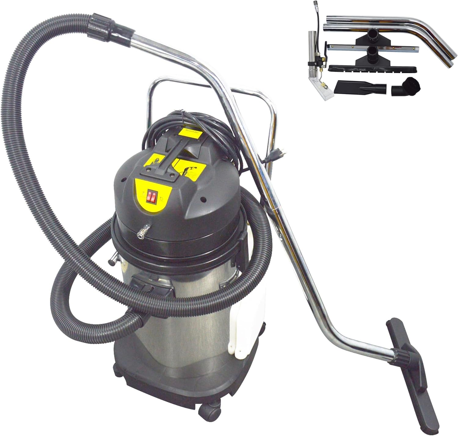 110V Carpet Extractor Machine 3 in 1 Wet Dry Vacuum Cleaner 30L Portable Carpet Cleaning Machine for Home Commercial Use 1000W