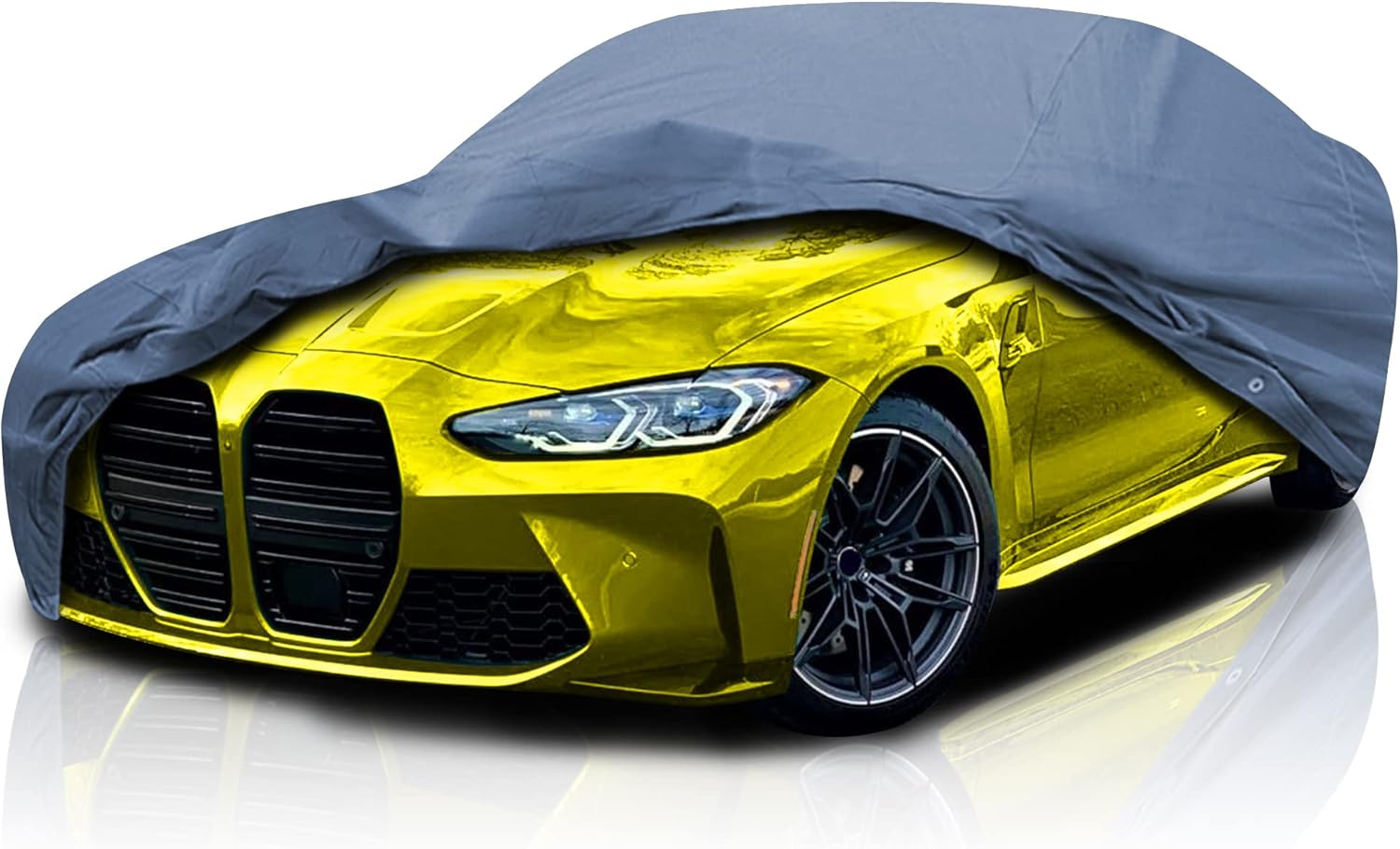 Dashield Ultimum Series Car Cover for BMW 2 Series 2014-2021 Coupe/Convertible 2-Door All Weather Protection Semi Custom Fit Dust, Sun, Snow, Rain Protection Indoor Outdoor