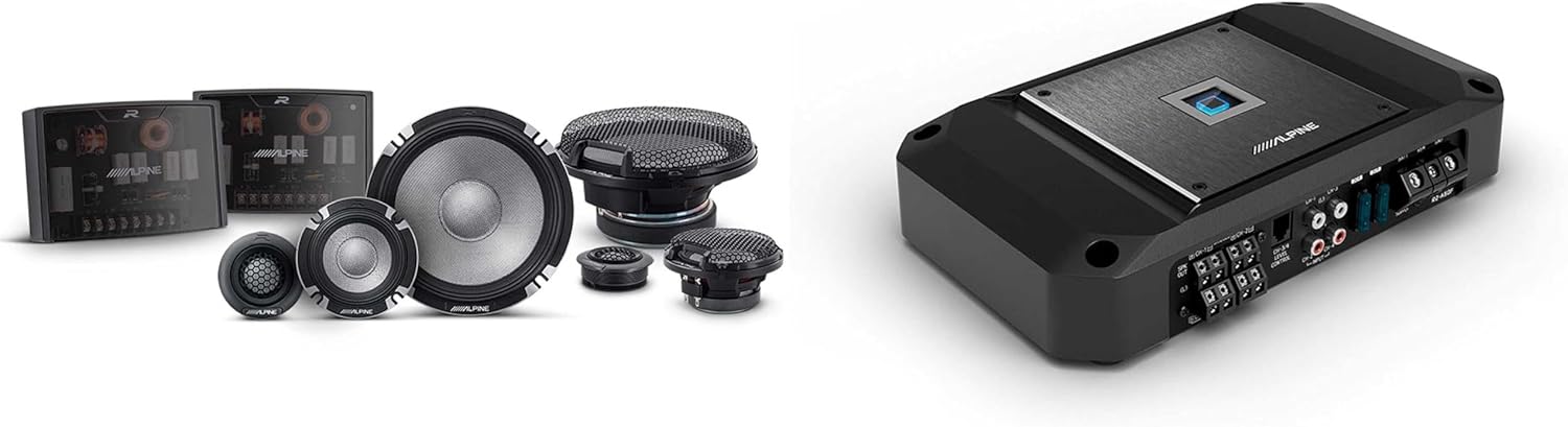 Alpine R2 4 Channel Amp & R2-S653 6.5