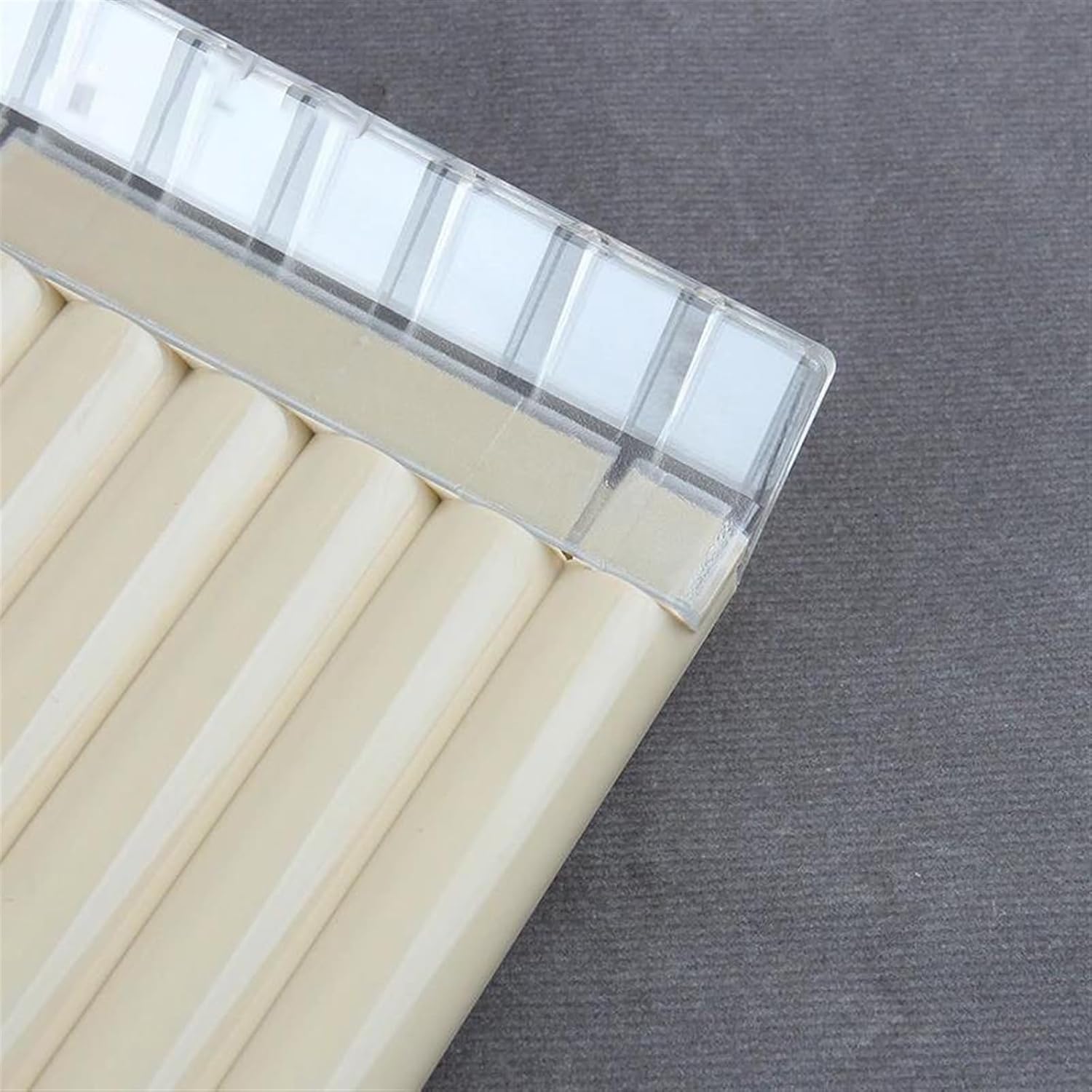 Beige 16 Pipes Pan Flute G Key Plastic Traditional Woodwind Musical Instrument For Beginner