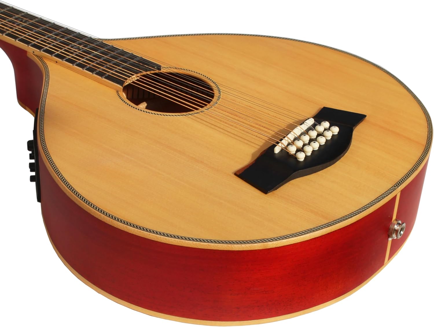 Batking Bouzouki, 12 Strings Bouzouki Guitar with EQ (12 Strings)