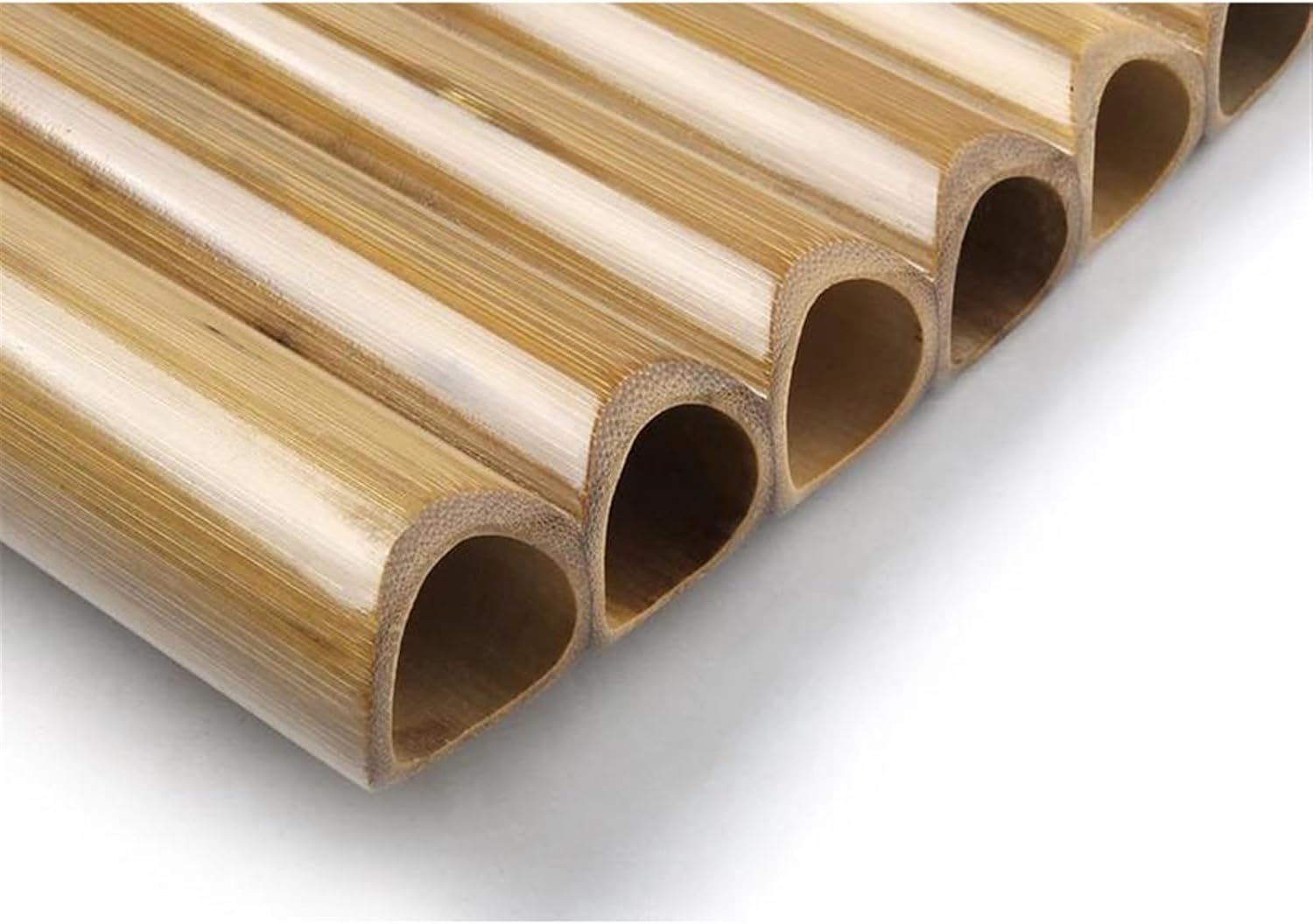 pan flute for beginners 15 Pipes Pan Flute Original Colour G Key Folk Handmade Woodwind Musical Instruments Flute De Pan Pan Pipes (Color : Right)