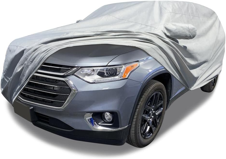 CarsCover Custom Fits for 2009-2023 Chevy Traverse SUV Car Cover All Weatherproof Ultrashield Covers